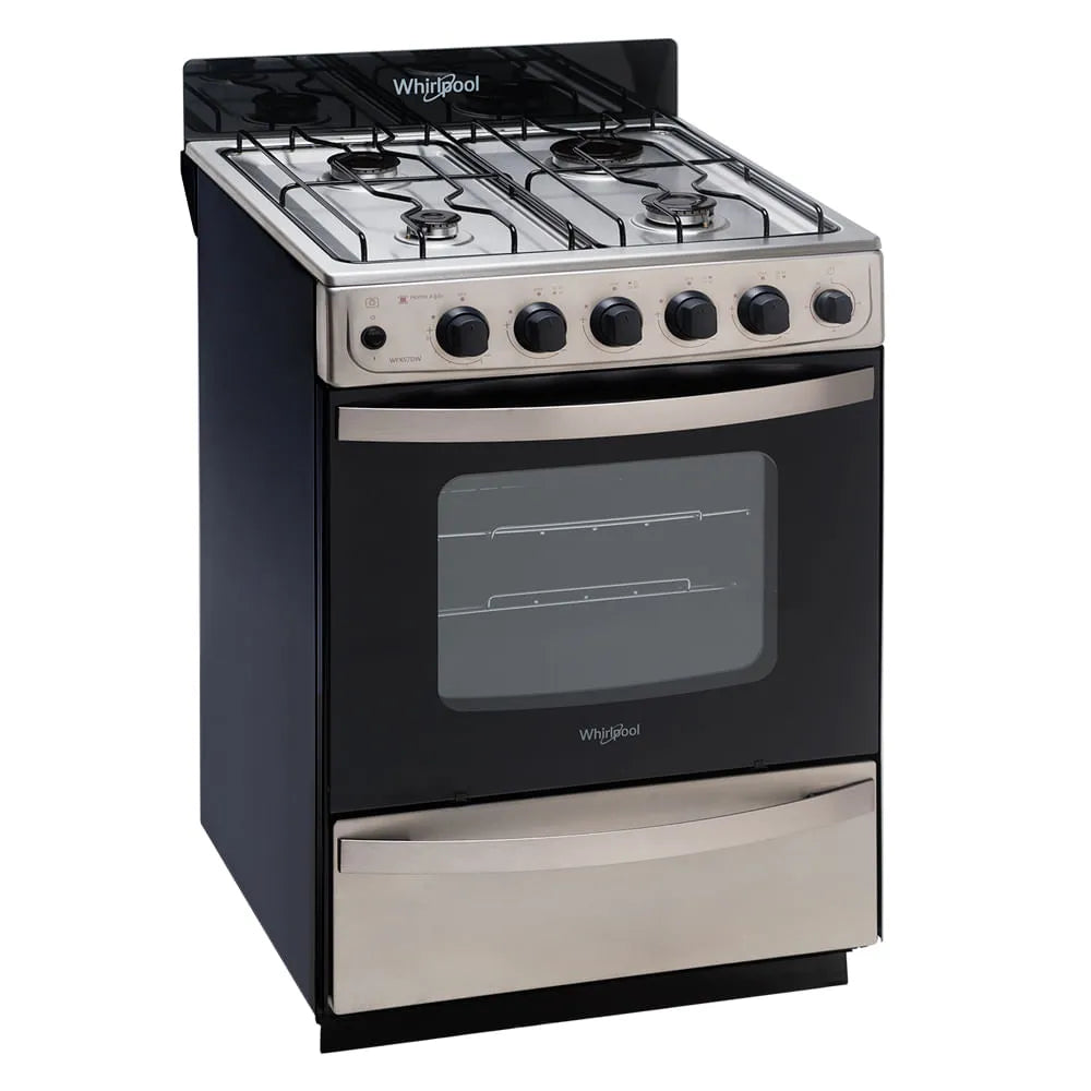 Cocina Whirlpool Multigas 56 cm Inox