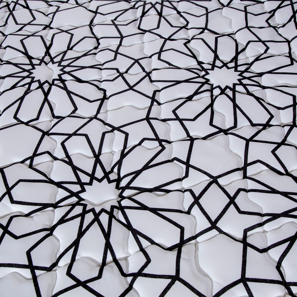 Colchón de Resortes 1 plaza y 1/2 Zafiro Iridio 90x190
