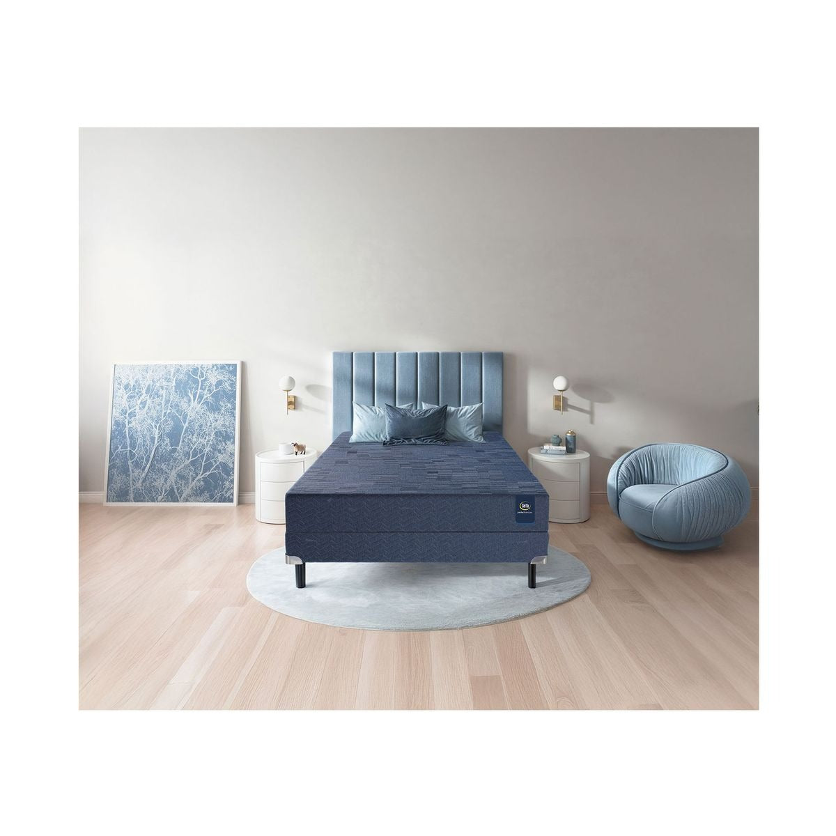 Colchón de espuma Serta Box Hybrid de 2 plazas 140x190 cm