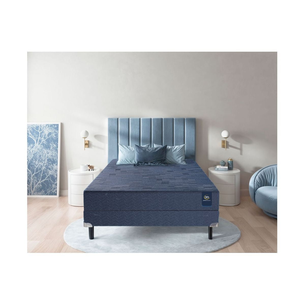 Colchón de espuma Serta Box Hybrid de 2 plazas 140x190 cm