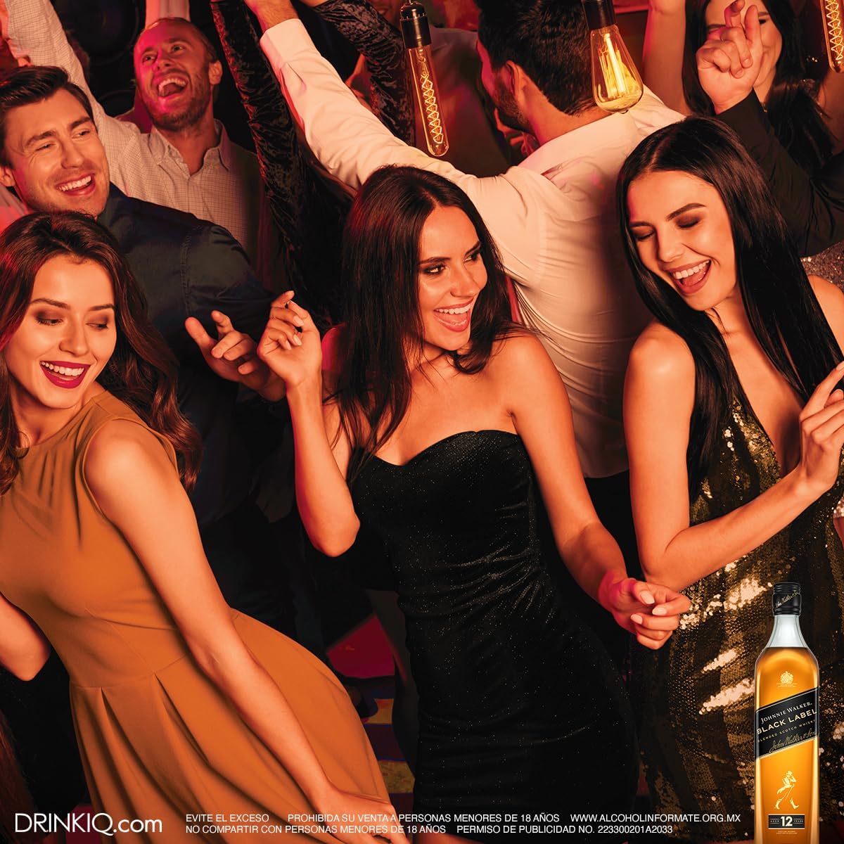 Whisky Johnnie Walker importado black label 1 l