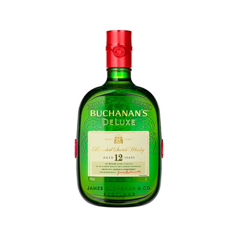Whisky Buchanans blended scotch 12 años en botella 750 cc