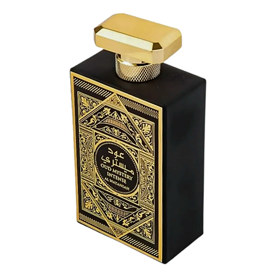 Perfume árabe intenso Oud Mystery Al Wataniah para hombre, 100 ml