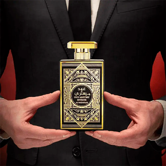 Perfume árabe intenso Oud Mystery Al Wataniah para hombre, 100 ml