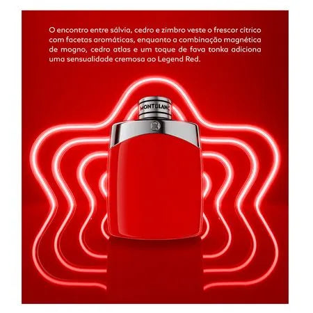 Legend Red Montblanc – Perfume Masculino – Eau de Parfum 30ml