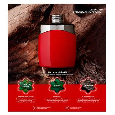 Legend Red Montblanc – Perfume Masculino – Eau de Parfum 30ml
