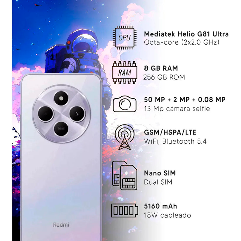 Xiaomi Redmi 14c 256gb 16gb Ram Extendida