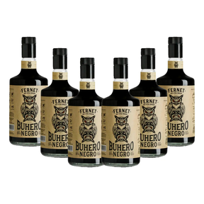 Aperitivo Fernet Buhero Negro Botella 700ml Pack X 6u
