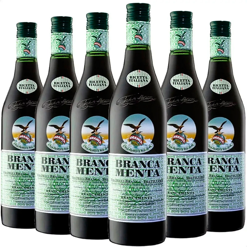 Fernet Branca Menta Caja X6 750ml