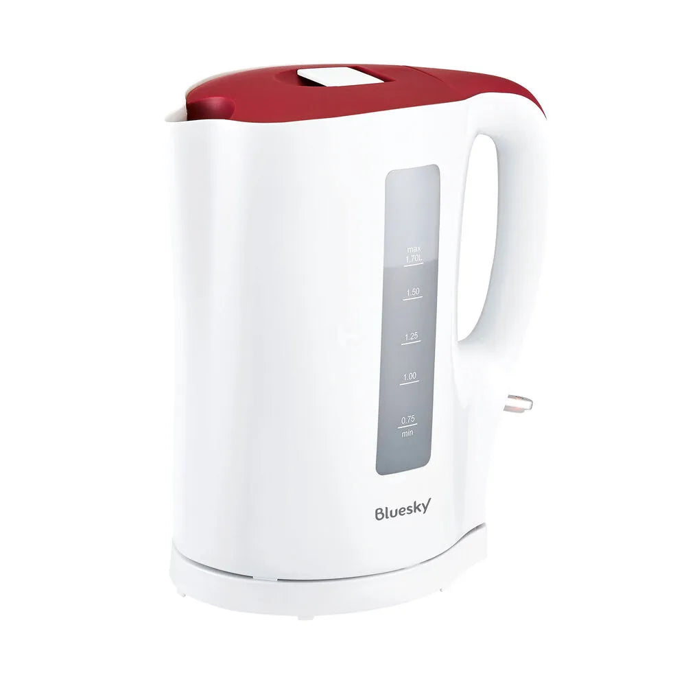 Jarra eléctrica Bluesky 1.7 lts. 2200W BWK8366-18L blanca.