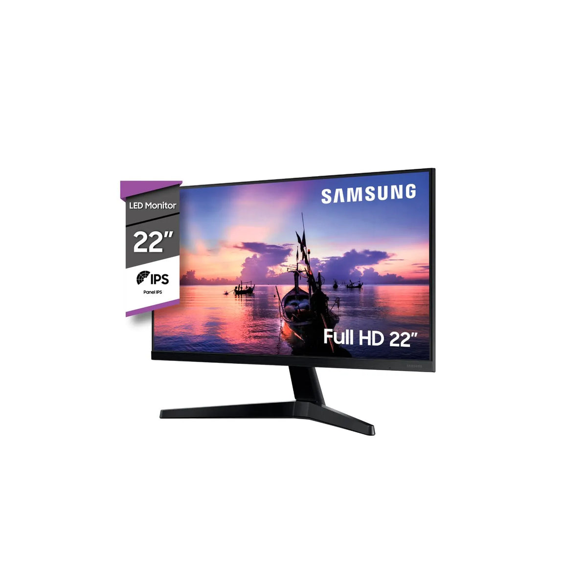Monitor led Samsung 22" FHD VGA HDMI LF22T350FHLCZB negro