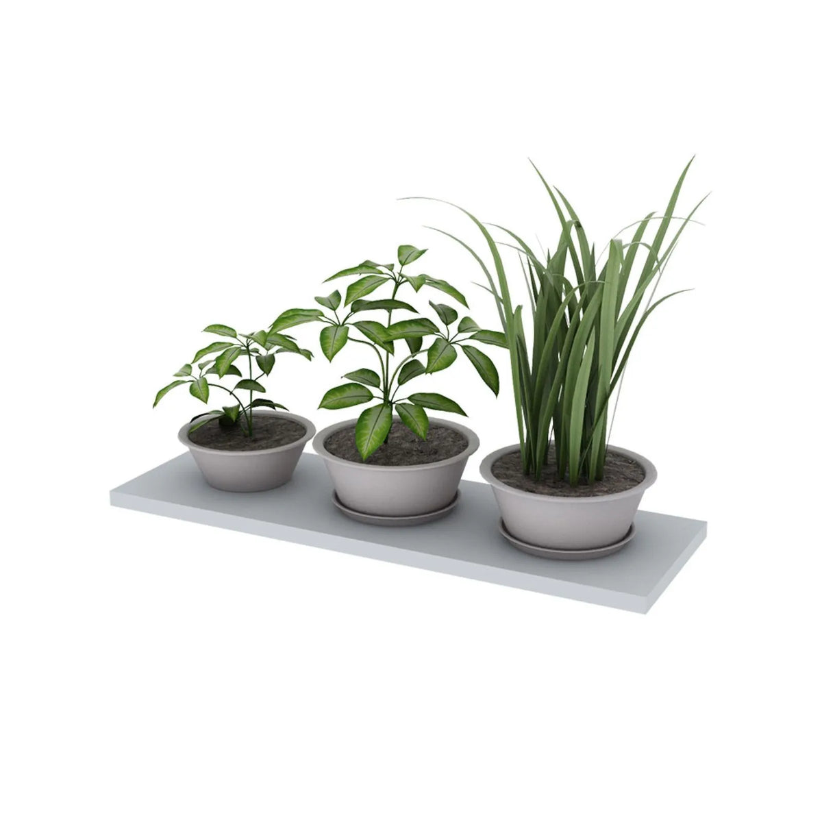 Estante slim Centro Estant 60 x 20 cm. blanco
