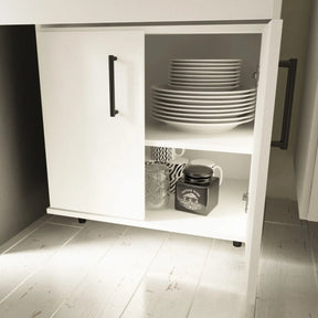 Rack para microondas Centro Estant G11BL blanco