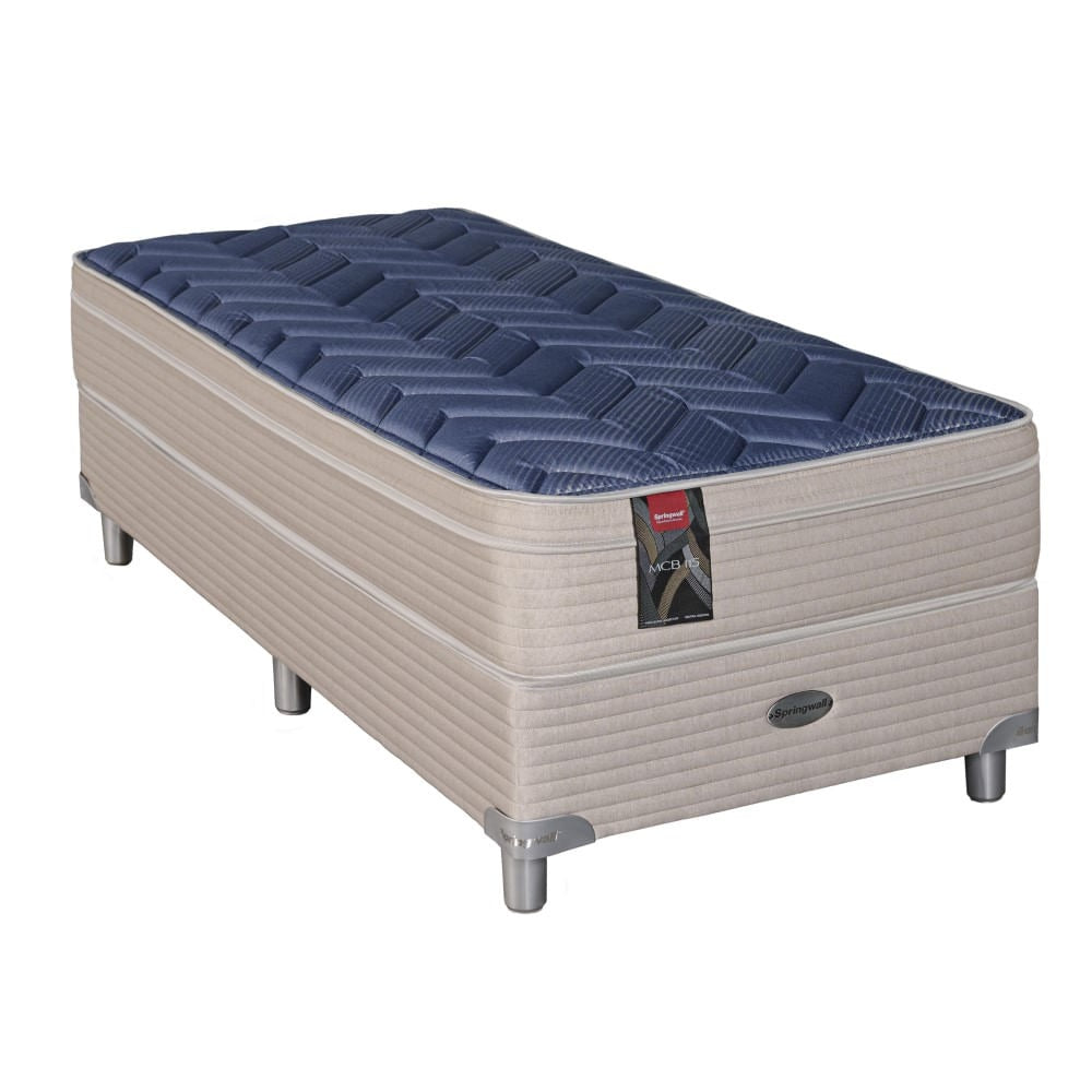 Colchón y Sommier Resortes Springwall MCB 115 Euro Pillow 090x190 - 1 1/2 Plazas