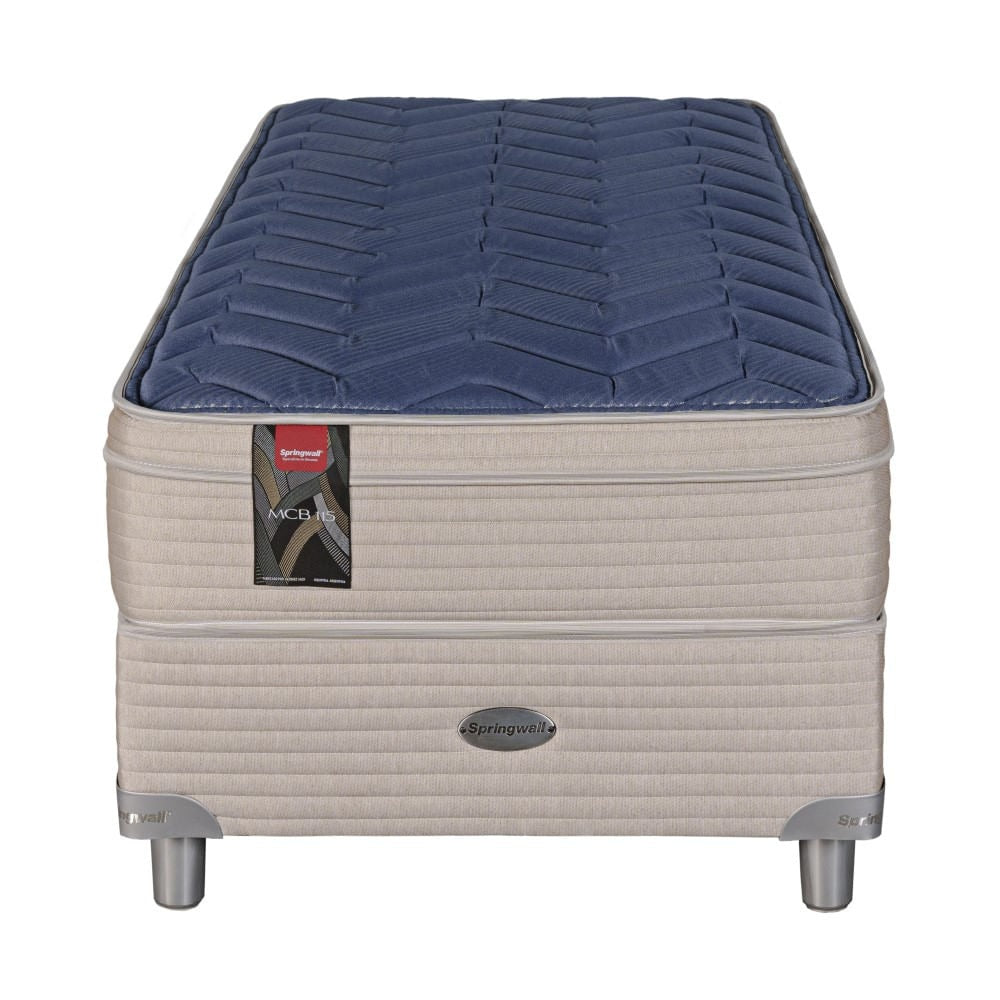 Colchón y Sommier Resortes Springwall MCB 115 Euro Pillow 090x190 - 1 1/2 Plazas