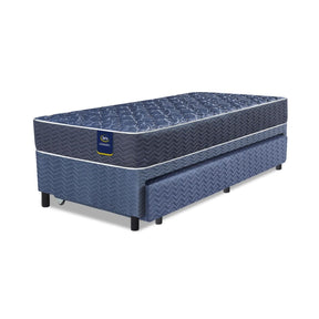 Conjunto Bicama Serta Classic + Colchón de resortes Owen de 1 plaza 90x190 cm