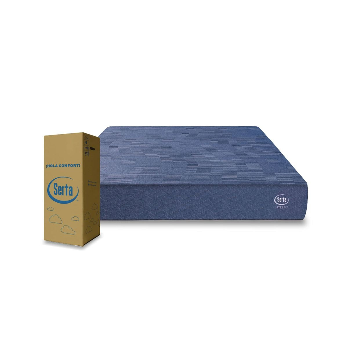 Colchón de espuma Serta Box Hybrid de 2 plazas 140x190 cm
