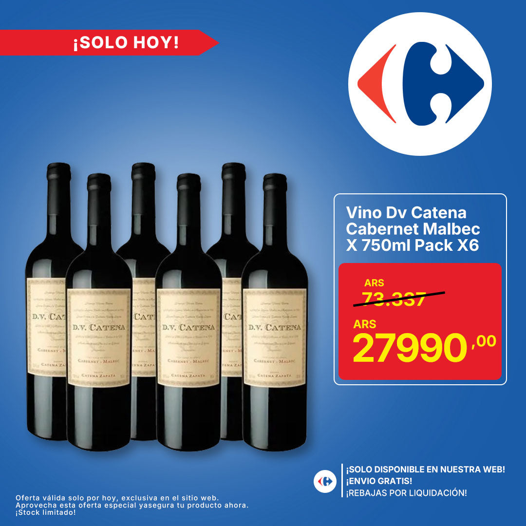 Vino Dv Catena Cabernet Malbec X 750ml Pack X6