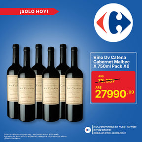 Vino Dv Catena Cabernet Malbec X 750ml Pack X6