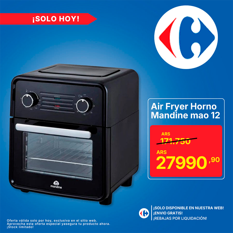Air fryer horno Mandine mao12