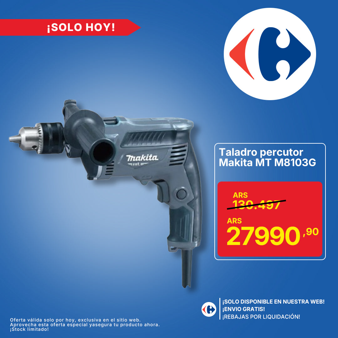 Taladro percutor Makita MT M8103G