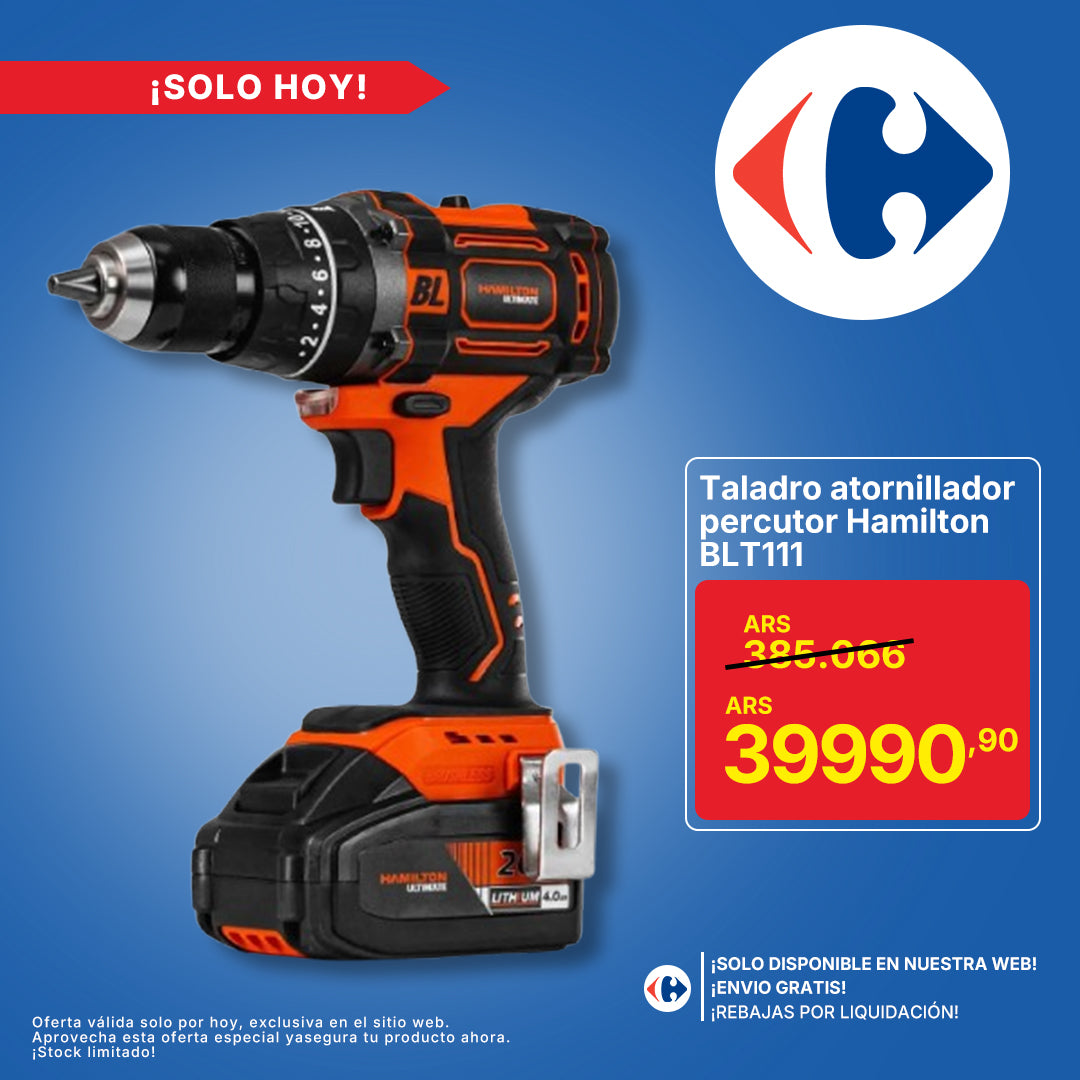 Taladro atornillador percutor Hamilton BLT111